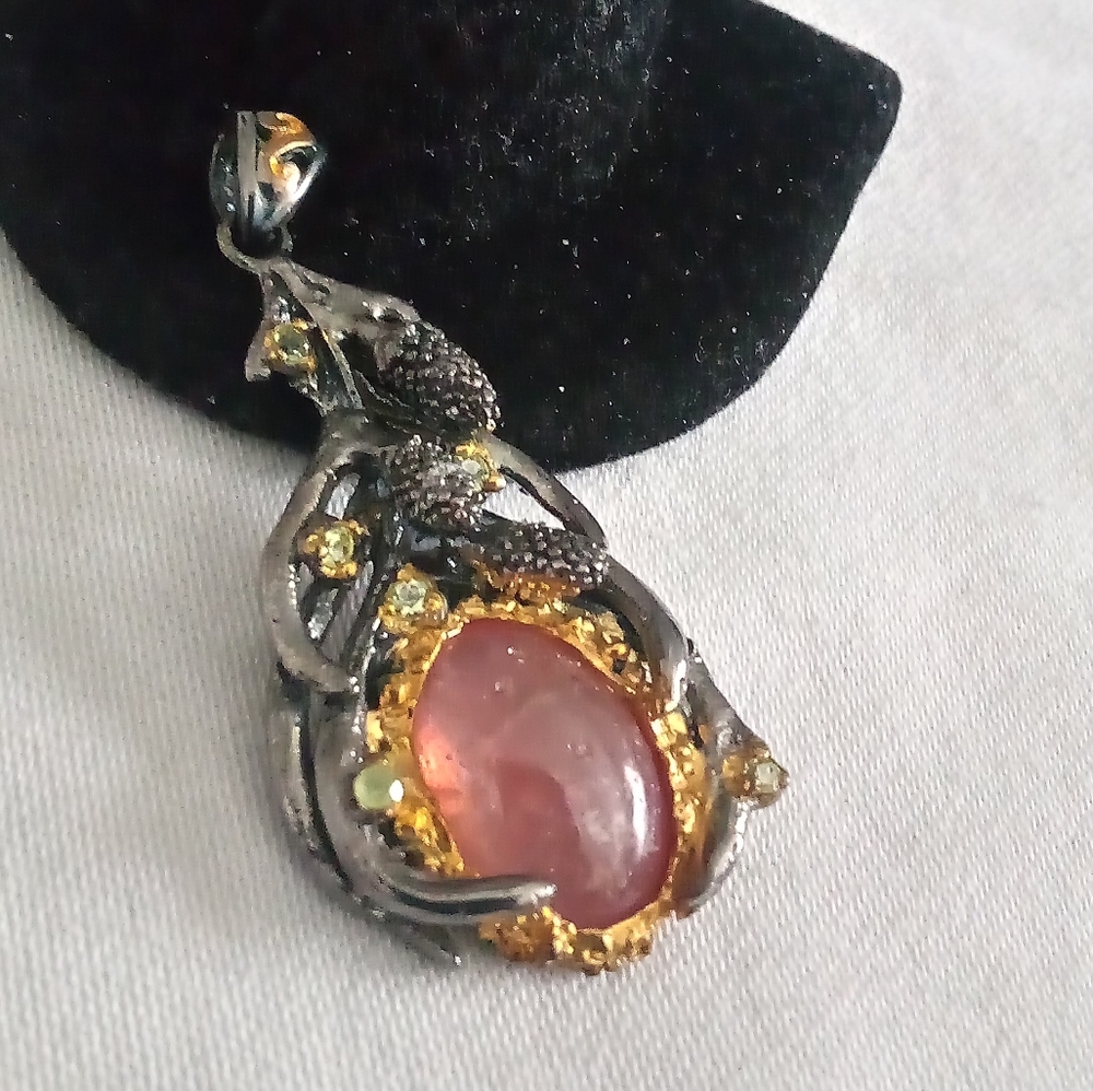 Beautiful Custom Made 6.5ct Natural Ruby Cabochon… - image 2